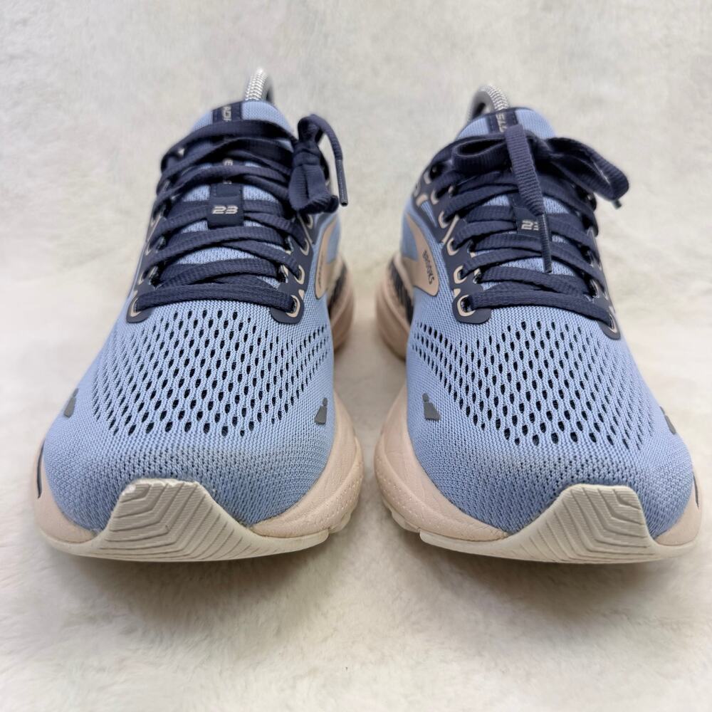 Brooks Adrenaline GTS 23 Womens Running Shoes Vista Blue Linen Size 8 Athletic - Picture 3 of 10